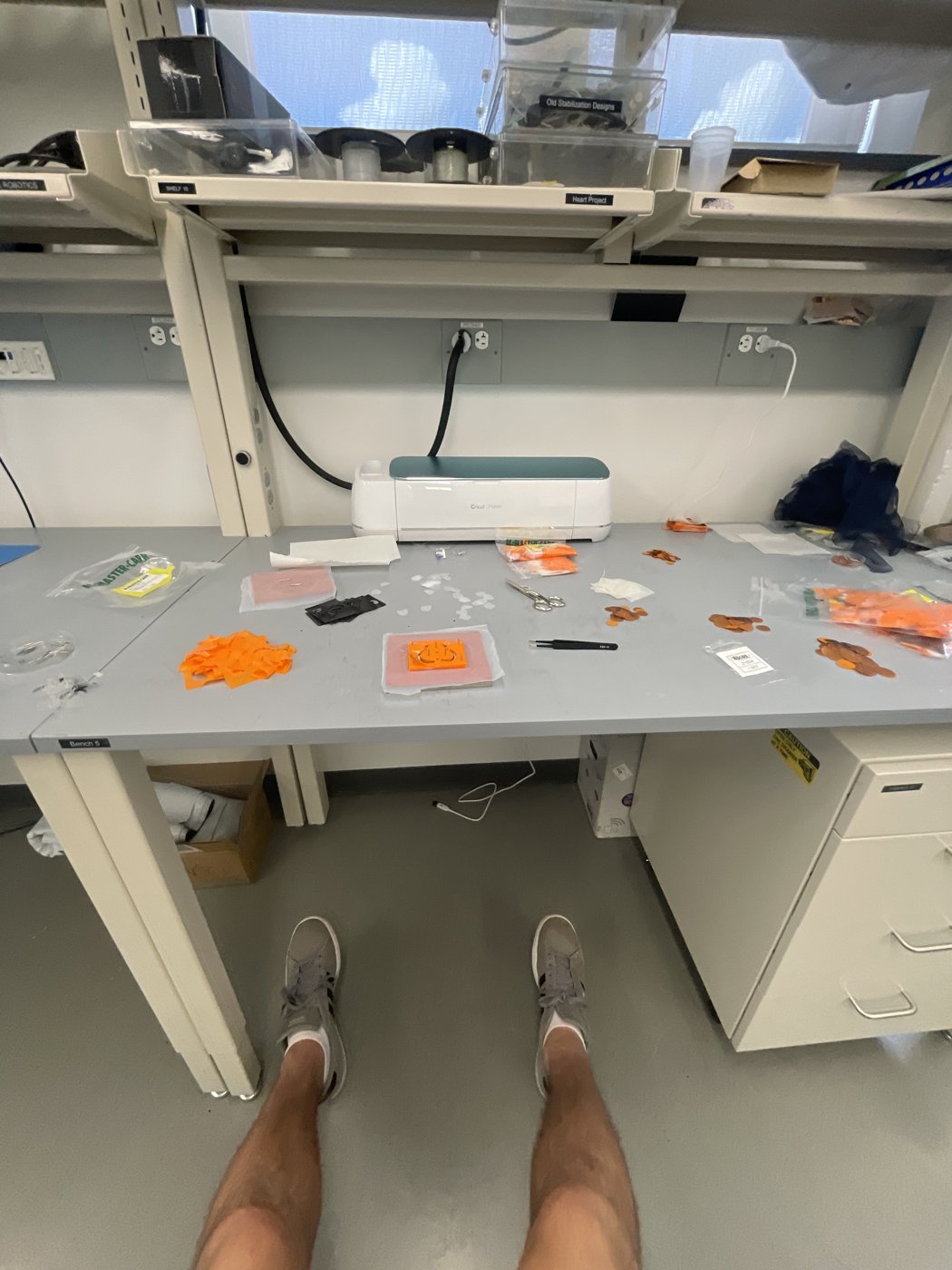 Materials and parts on the soft robotics workbench