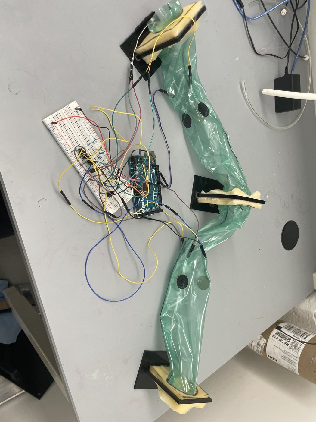 Colonoscopy sleeve test setup